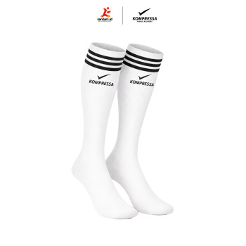 KOMPRESSA - Compression Socks - White with stripes